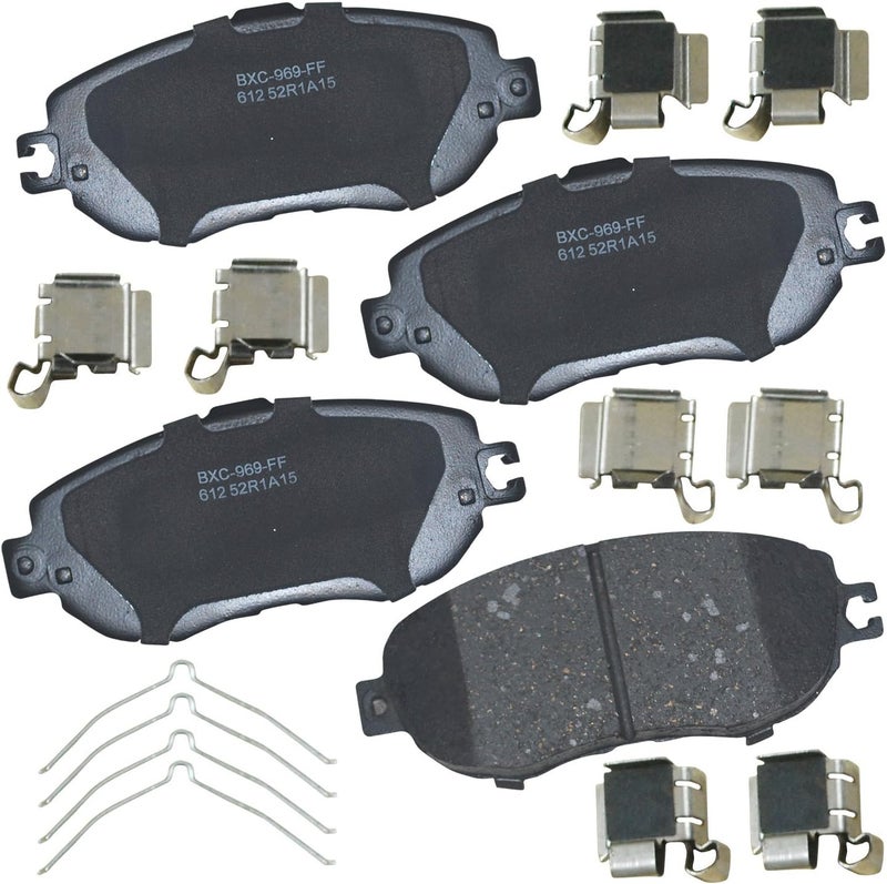 Bendix Premium SBC612 Ceramic Front Brake Pads for Lexus LS400 1994-1993 - Image 1